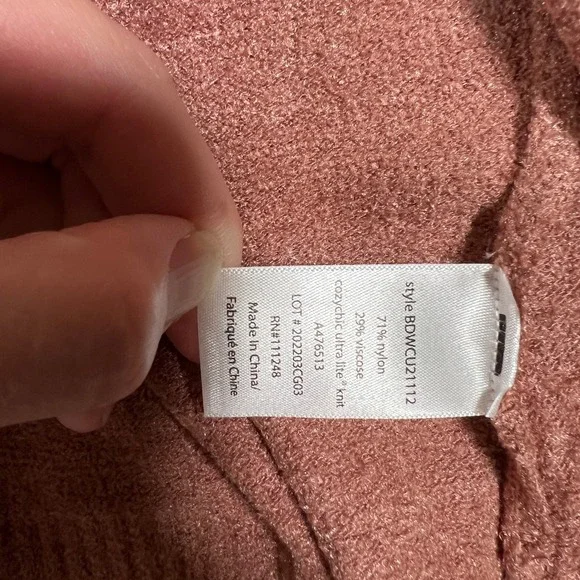 Barefoot Dreams CozyChic Ultra Lite Cardigan SeaShore Womens 2X Open Front NEW‎ - Picture 5 of 9